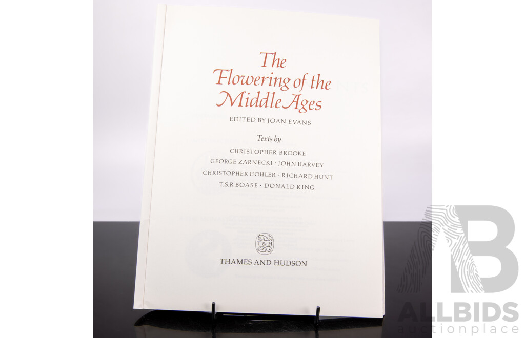 Collection Eight Books Regarding Manuscript Illumination & the Middle Ages