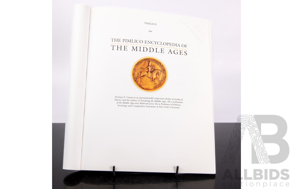 Collection Eight Books Regarding Manuscript Illumination & the Middle Ages