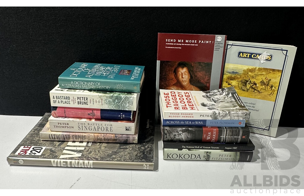Collection 12 Books Regarding Australias War Experiences