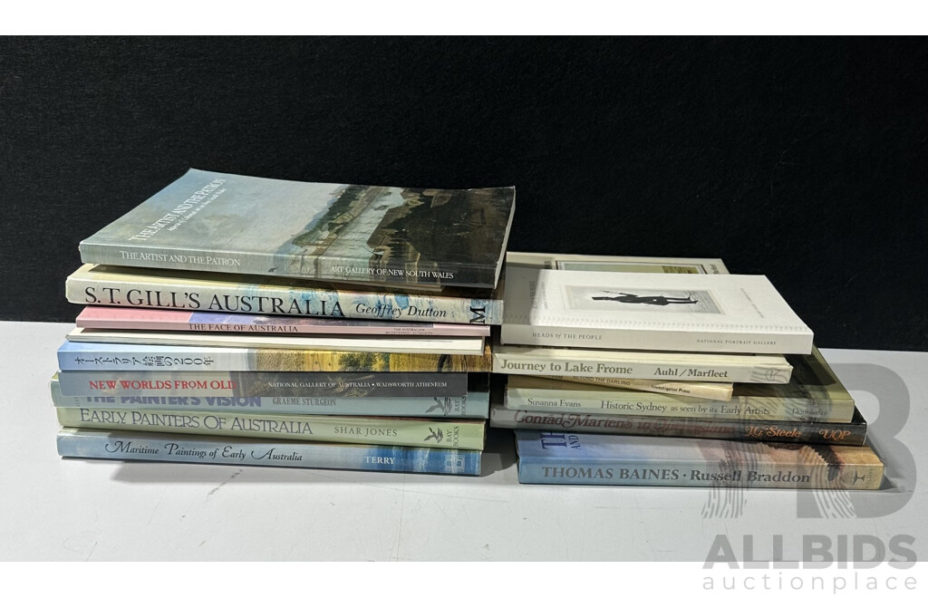 Collection Books Regarding Early Australian Art