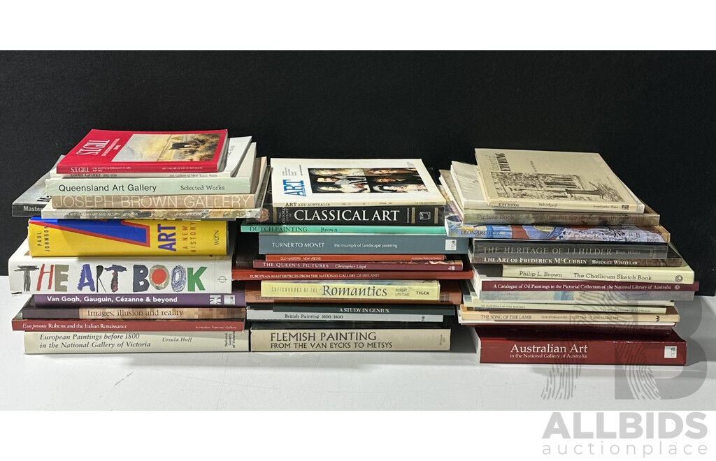 Large Collection Books Regarding International and Historical Art