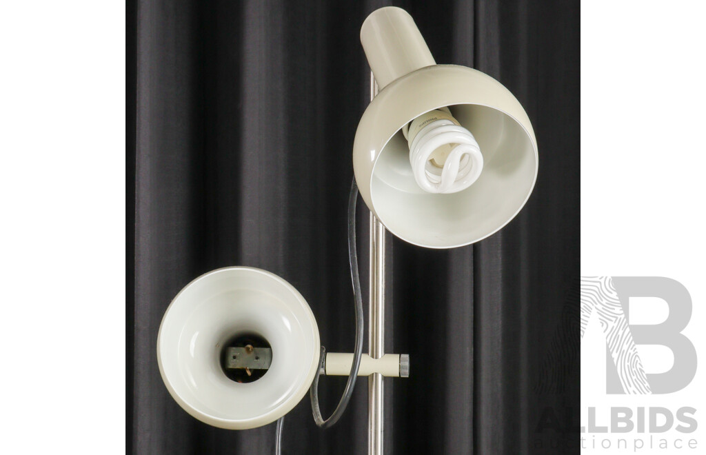 Mid Century Oslo Twin Head Floor Lamp