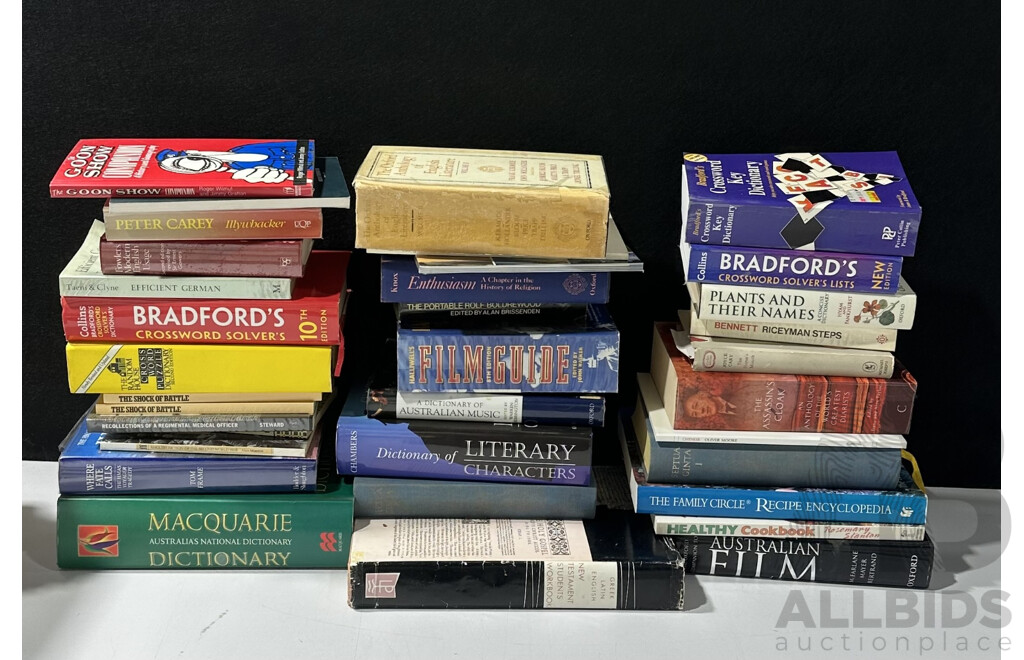 Large Collection Books of Mixed Genres Including Literature and Much More