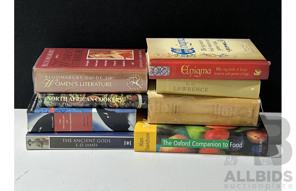 Large Collection Books of Mixed Genres Including Literature and Much More