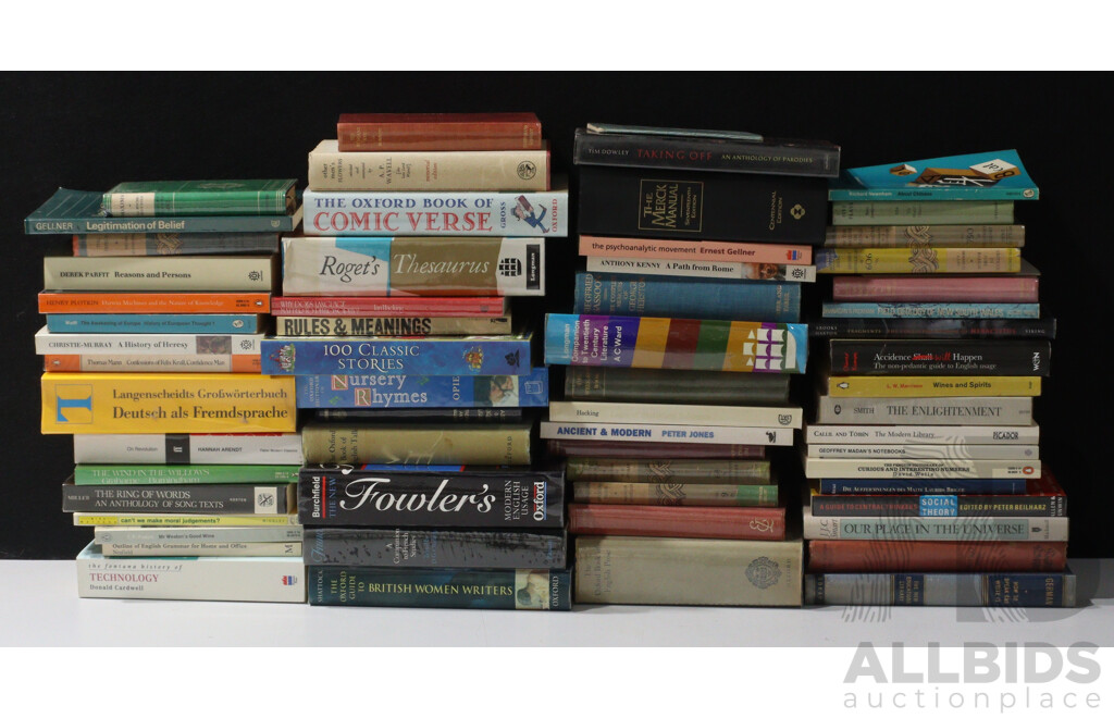 Large Collection Books of Mixed Genres Including Literature, Gardening and Much More