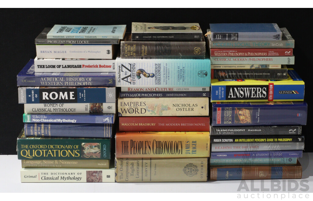 Large Collection Books of Mixed Genres Including Literature, Opera and Much More