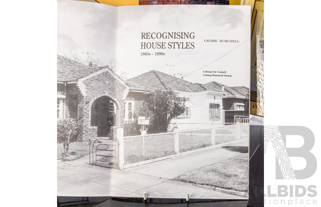 Collection Books Relating to Australian Architectural Styles and History