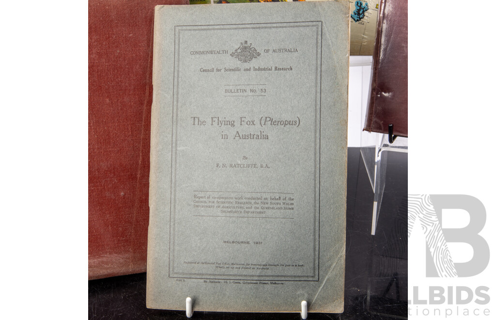 Collection Antique & Vintage Books Relating to Australian Geography, Cartography and Soils, Including Handbook of NSW, 1914, Geography of NSW, 1912, Geographical Encyclopedia of NSW, 1892 and More