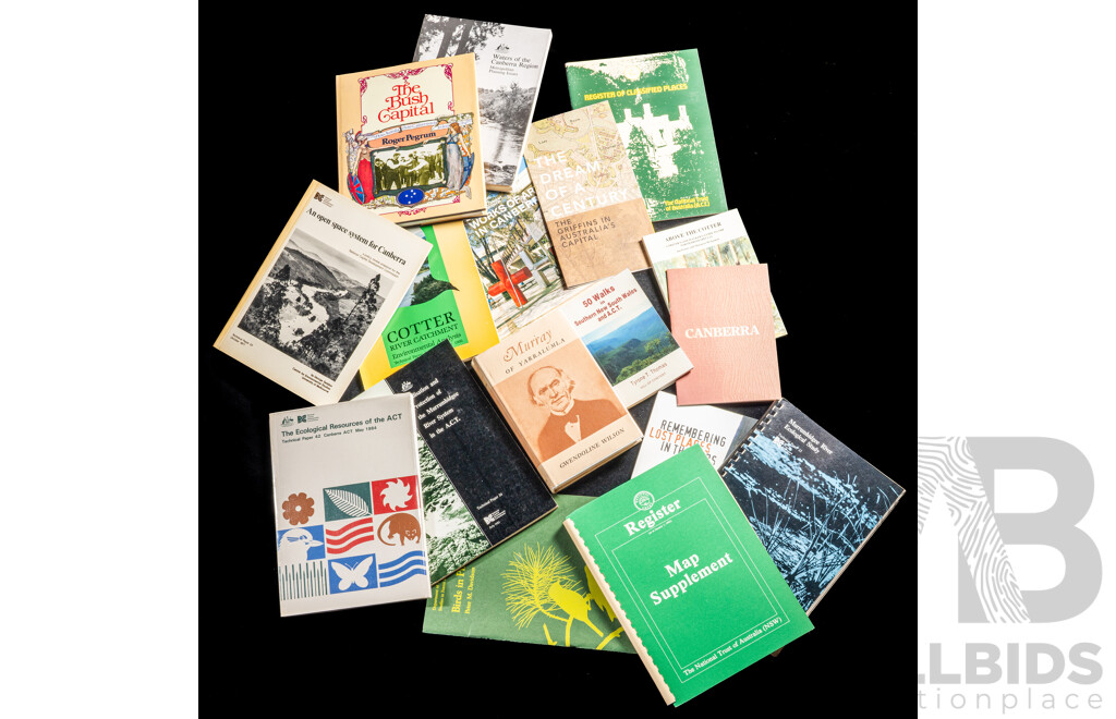 Collection Books Relating to Canberra & District History, Resources, Art and More