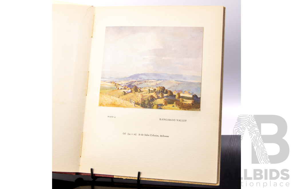 Limited First Edition of 1000, Signed by the Artist, the Art of Rubery Bennett, Angus & Robertson, 1954, Hardcover with 23 Tipped in Colour Plates