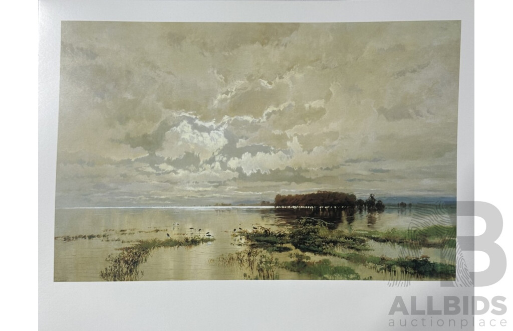 Collection of Three Art Print Portfolios - Joy Hester, Holtermann's Sydney Harbour & New Worlds From Old, 30 x 42 cm (approx)