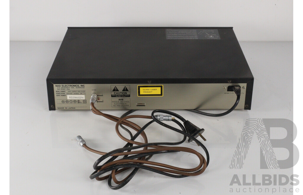 NAD Compact Disc Player, Model 5220