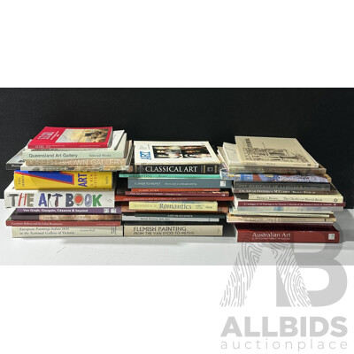 Large Collection Books Regarding International and Historical Art