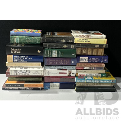 Large Collection Books of Mixed Genres Including Literature and Much More