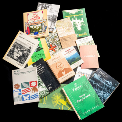 Collection Books Relating to Canberra & District History, Resources, Art and More