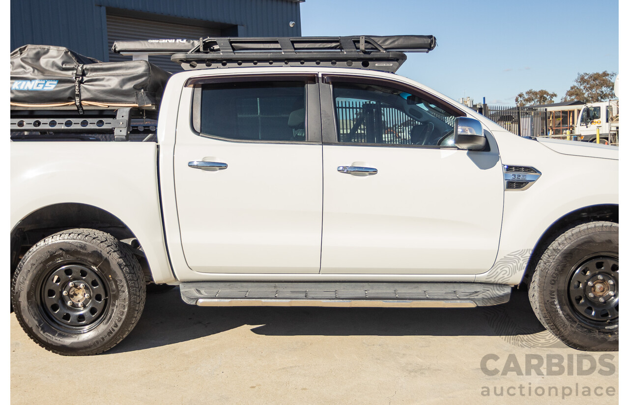 2/2016 Ford Ranger XLT 3.2 (4x4) PX MKII 4d Dual Cab Utility Cool White Turbo Diesel 3.2L