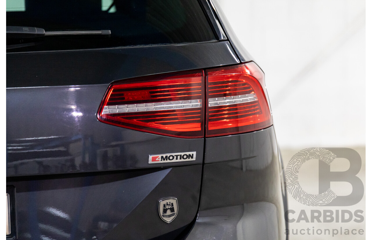 04/2018 Volkswagen Passat Alltrack Wolfsburg Edition (AWD) 3C MY18 4d Wagon Manganese Grey Metallic Turbo Diesel 2.0L