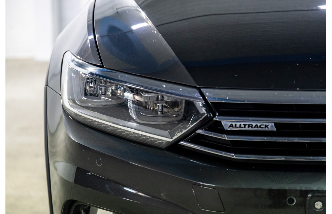 04/2018 Volkswagen Passat Alltrack Wolfsburg Edition (AWD) 3C MY18 4d Wagon Manganese Grey Metallic Turbo Diesel 2.0L