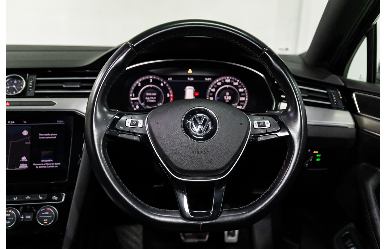04/2018 Volkswagen Passat Alltrack Wolfsburg Edition (AWD) 3C MY18 4d Wagon Manganese Grey Metallic Turbo Diesel 2.0L