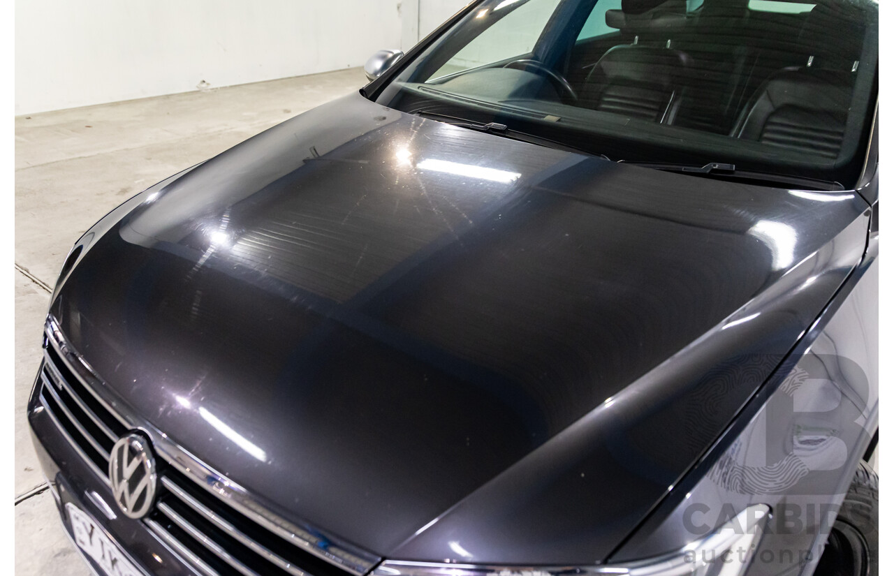 04/2018 Volkswagen Passat Alltrack Wolfsburg Edition (AWD) 3C MY18 4d Wagon Manganese Grey Metallic Turbo Diesel 2.0L