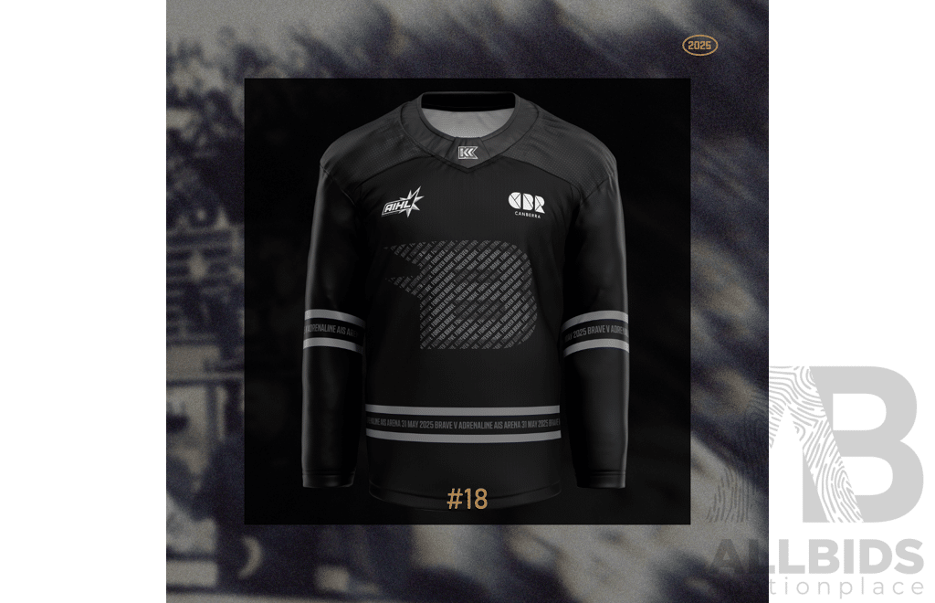 2025 Canberra Brave AIS Jersey - #18 BRAVE 