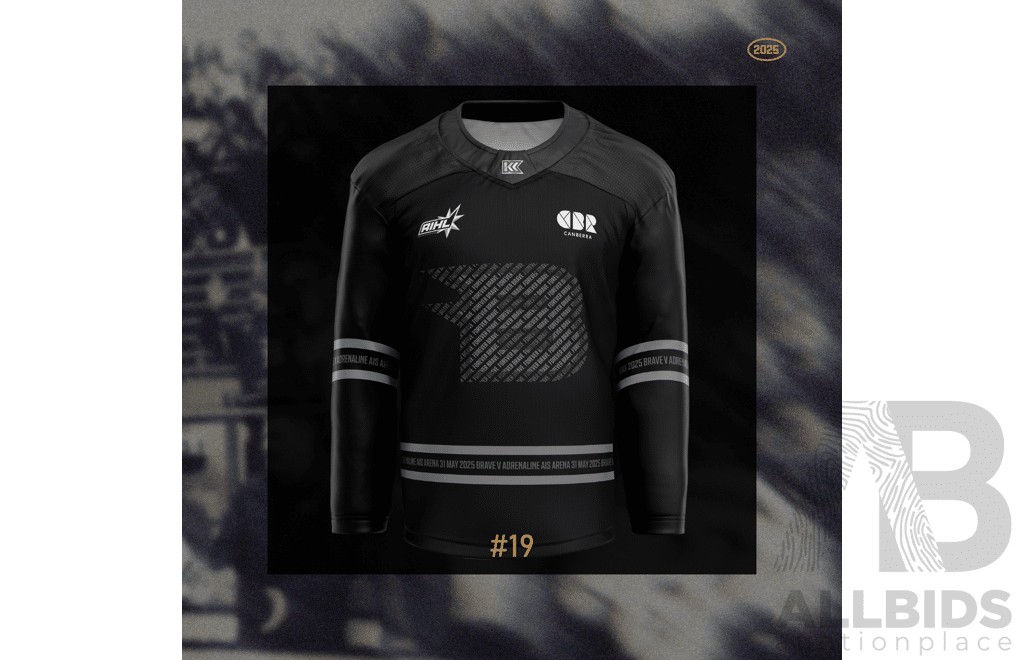 2025 Canberra Brave AIS Jersey - #19 BRAVE