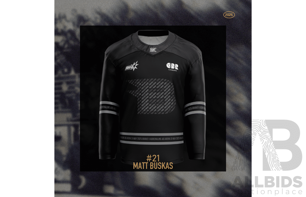 2025 Canberra Brave AIS Jersey - #21 Matt Buskas