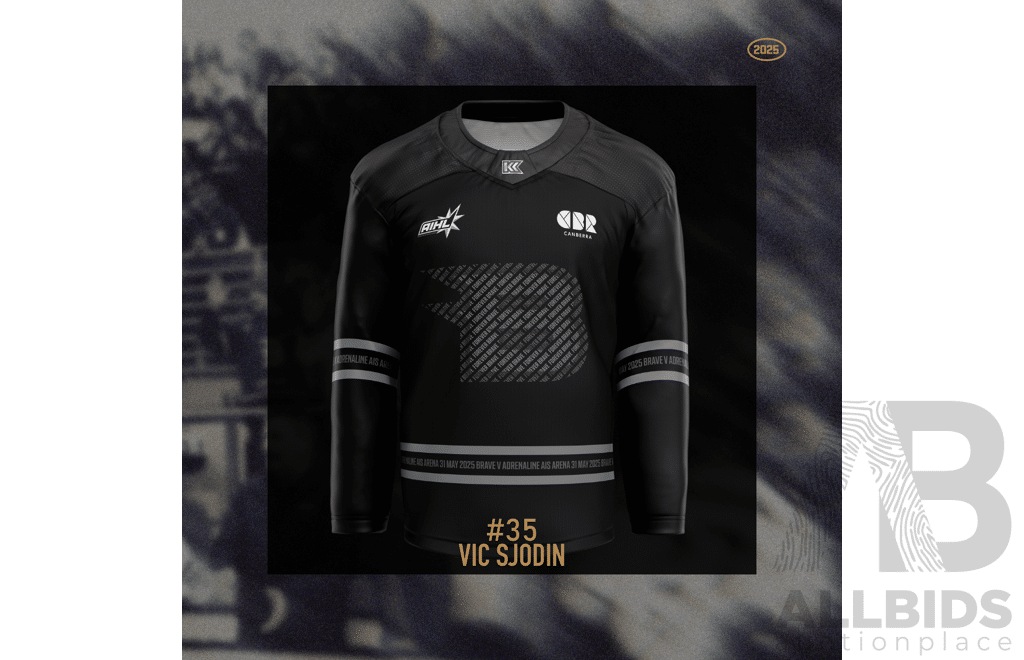 2025 Canberra Brave AIS Jersey - #35 Victor Sjodin
