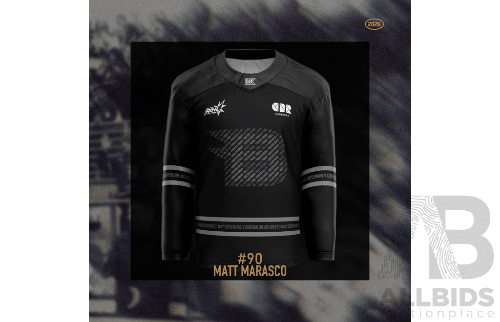 2025 Canberra Brave AIS Jersey - #90 Matt Marasco