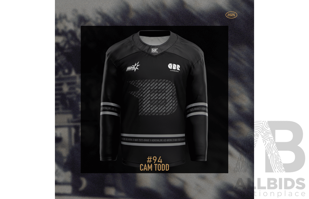 2025 Canberra Brave AIS Jersey - #94 Cam Todd
