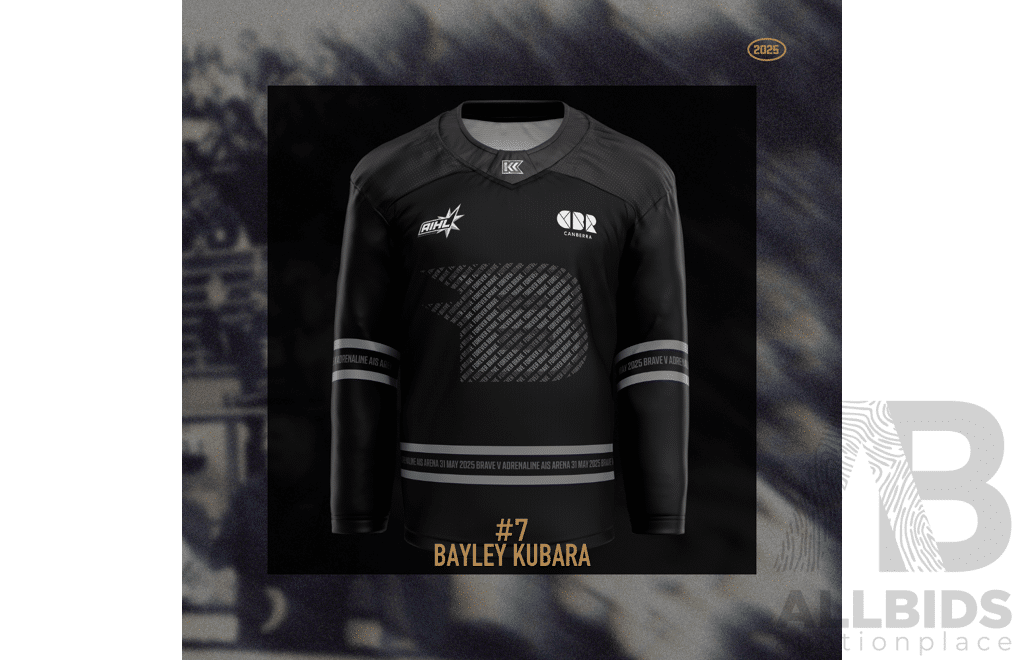 2025 Canberra Brave AIS Jersey - #7 Bayley Kubara
