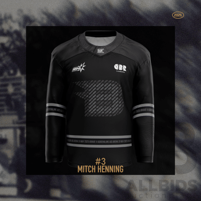 2025 Canberra Brave AIS Jersey - #3 Mitchell Henning