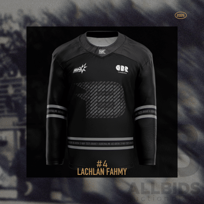 2025 Canberra Brave AIS Jersey - #4 Lachlan Fahmy