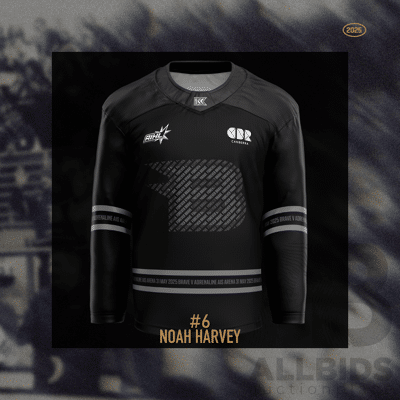 2025 Canberra Brave AIS Jersey - #6 Noah Harvey