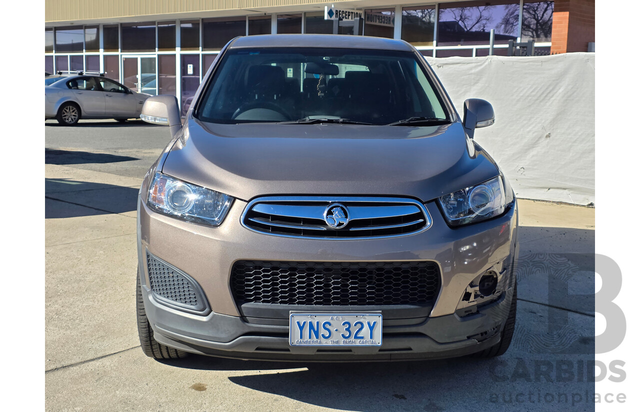 7/2015 Holden Captiva 7 LS CG MY15 4d Wagon Bronze 2.4L - 7 Seats