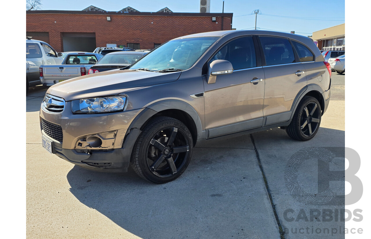 7/2015 Holden Captiva 7 LS CG MY15 4d Wagon Bronze 2.4L - 7 Seats