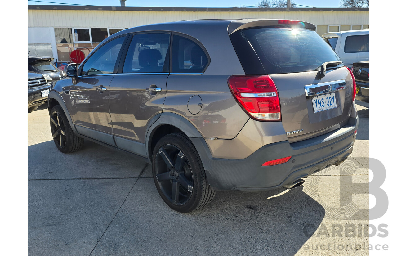 7/2015 Holden Captiva 7 LS CG MY15 4d Wagon Bronze 2.4L - 7 Seats