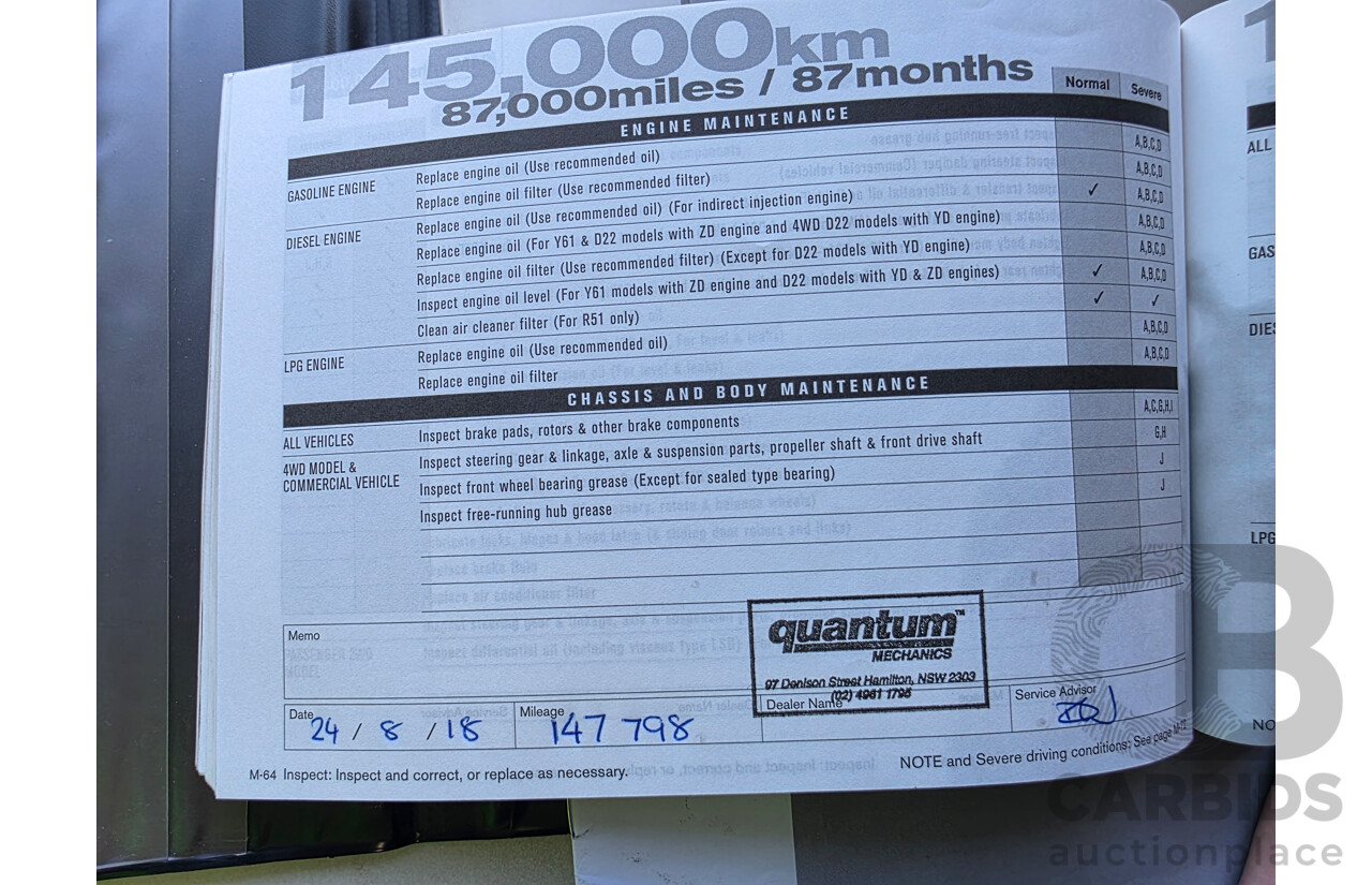12/2005 Nissan X-Trail ST (AWD) T30 4d Wagon Silver  2.5L