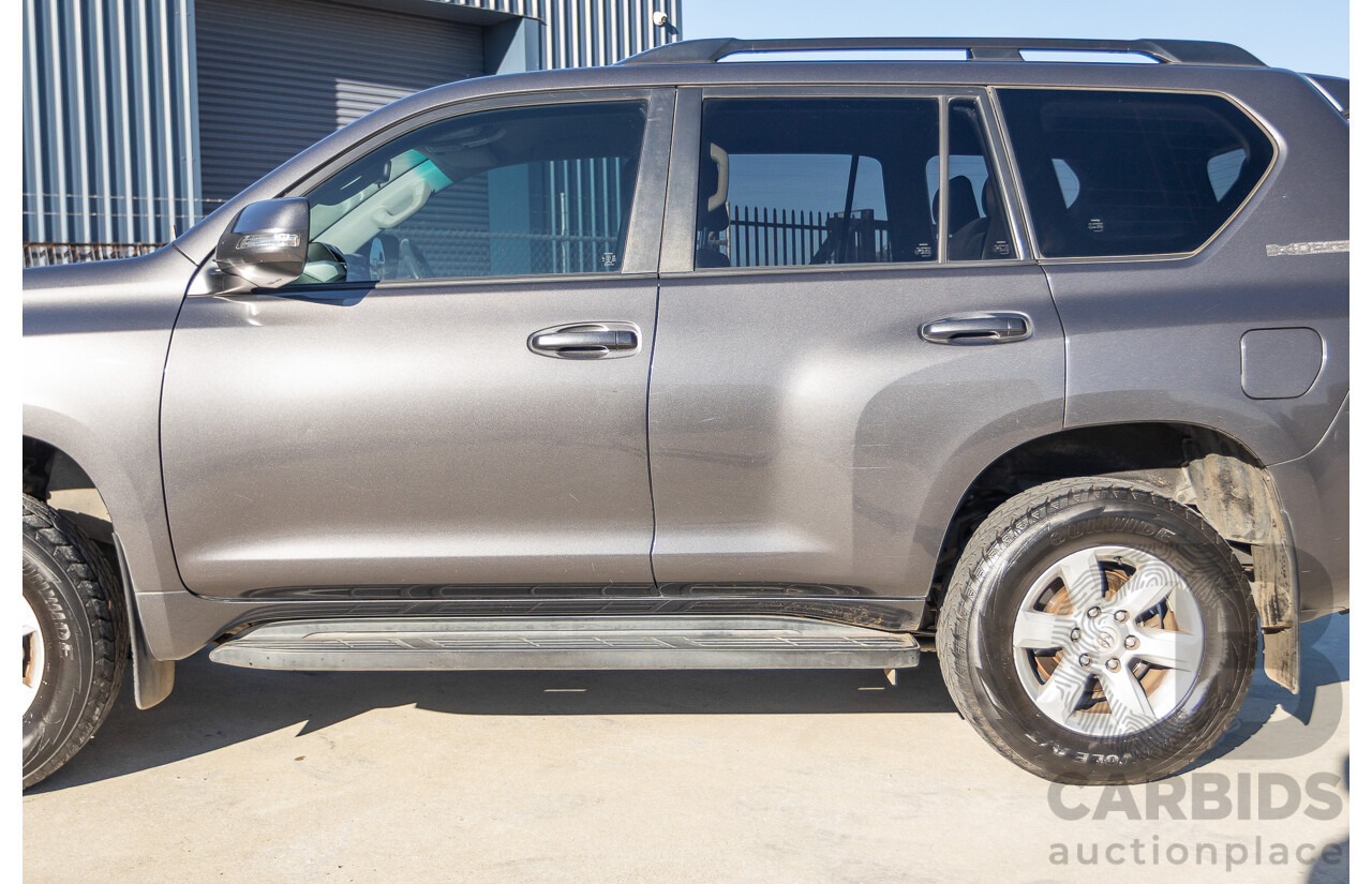 9/2013 Toyota Landcruiser Prado GXL (4x4) KDJ150R 4d Wagon Graphite Grey Metallic Turbo Diesel 3.0L - 7 Seater