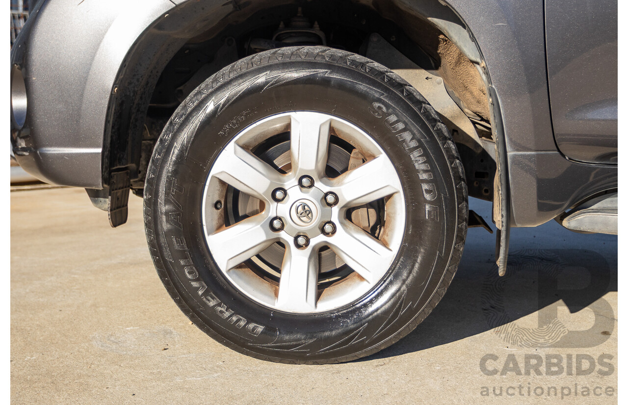 9/2013 Toyota Landcruiser Prado GXL (4x4) KDJ150R 4d Wagon Graphite Grey Metallic Turbo Diesel 3.0L - 7 Seater