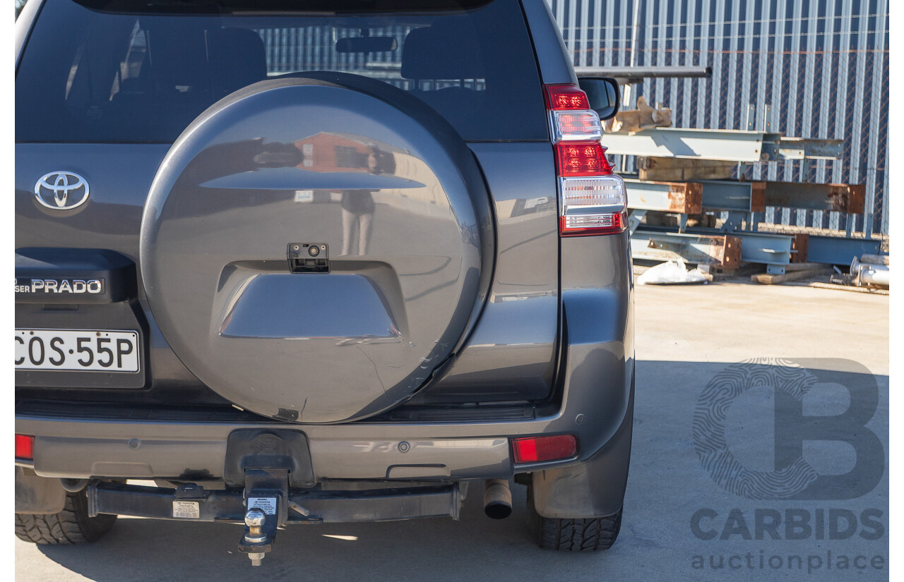 9/2013 Toyota Landcruiser Prado GXL (4x4) KDJ150R 4d Wagon Graphite Grey Metallic Turbo Diesel 3.0L - 7 Seater
