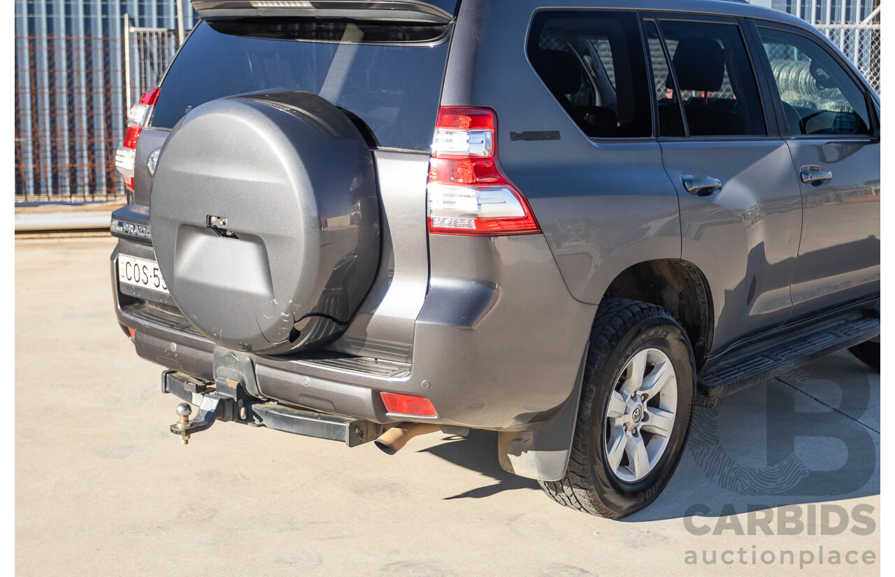 9/2013 Toyota Landcruiser Prado GXL (4x4) KDJ150R 4d Wagon Graphite Grey Metallic Turbo Diesel 3.0L - 7 Seater