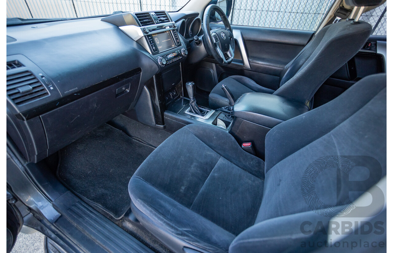 9/2013 Toyota Landcruiser Prado GXL (4x4) KDJ150R 4d Wagon Graphite Grey Metallic Turbo Diesel 3.0L - 7 Seater