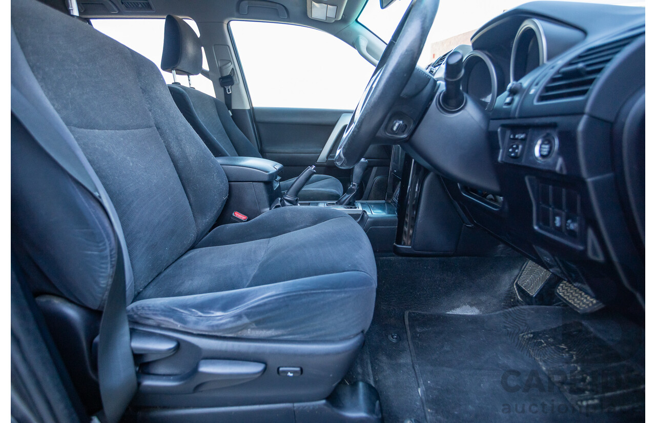 9/2013 Toyota Landcruiser Prado GXL (4x4) KDJ150R 4d Wagon Graphite Grey Metallic Turbo Diesel 3.0L - 7 Seater