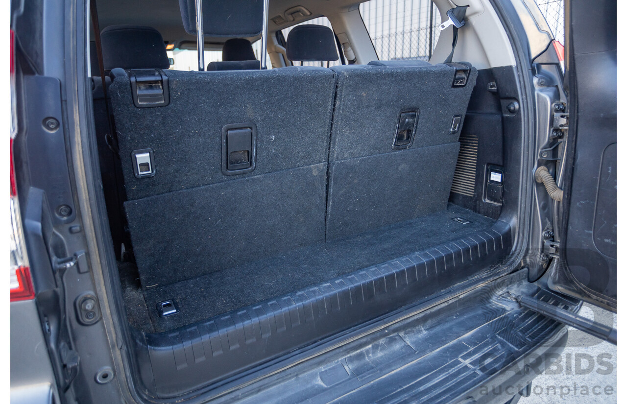 9/2013 Toyota Landcruiser Prado GXL (4x4) KDJ150R 4d Wagon Graphite Grey Metallic Turbo Diesel 3.0L - 7 Seater
