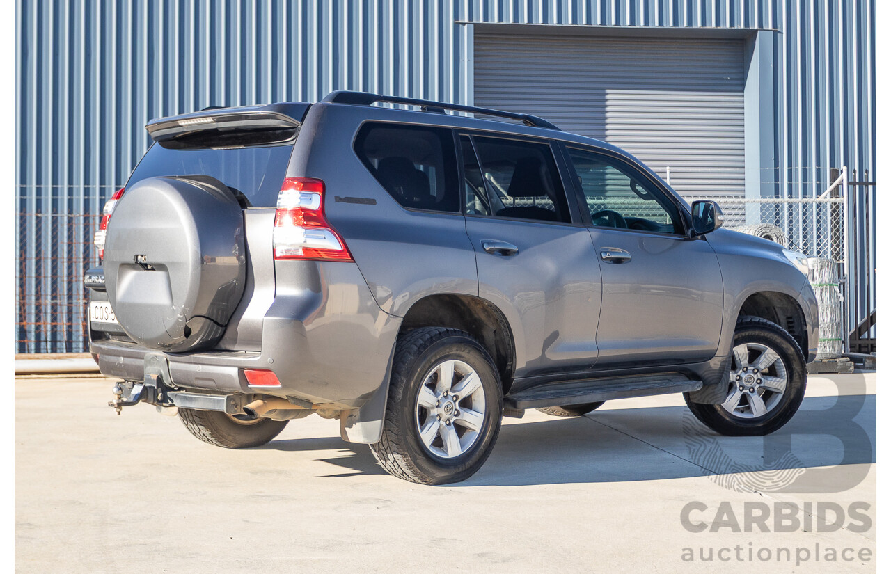 9/2013 Toyota Landcruiser Prado GXL (4x4) KDJ150R 4d Wagon Graphite Grey Metallic Turbo Diesel 3.0L - 7 Seater