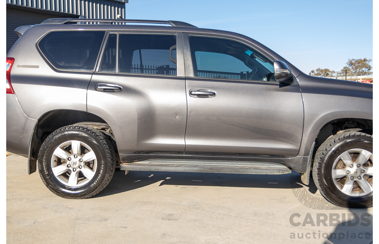 9/2013 Toyota Landcruiser Prado GXL (4x4) KDJ150R 4d Wagon Graphite Grey Metallic Turbo Diesel 3.0L - 7 Seater