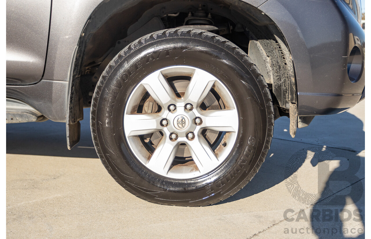 9/2013 Toyota Landcruiser Prado GXL (4x4) KDJ150R 4d Wagon Graphite Grey Metallic Turbo Diesel 3.0L - 7 Seater