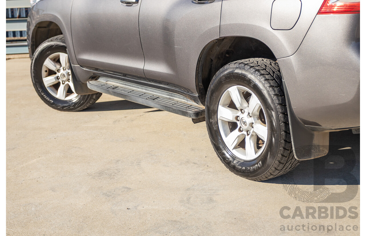9/2013 Toyota Landcruiser Prado GXL (4x4) KDJ150R 4d Wagon Graphite Grey Metallic Turbo Diesel 3.0L - 7 Seater