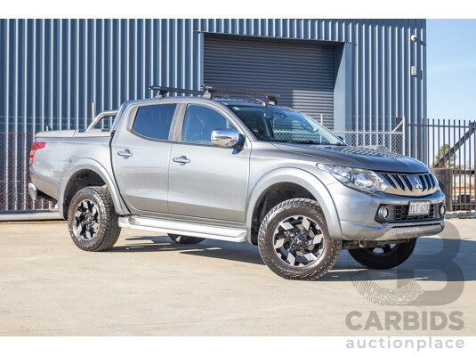 1/2017 Mitsubishi Triton Exceed (4x4) MQ MY17 Dual Cab Utility Titanium Grey Metallic Turbo Diesel 2.4L
